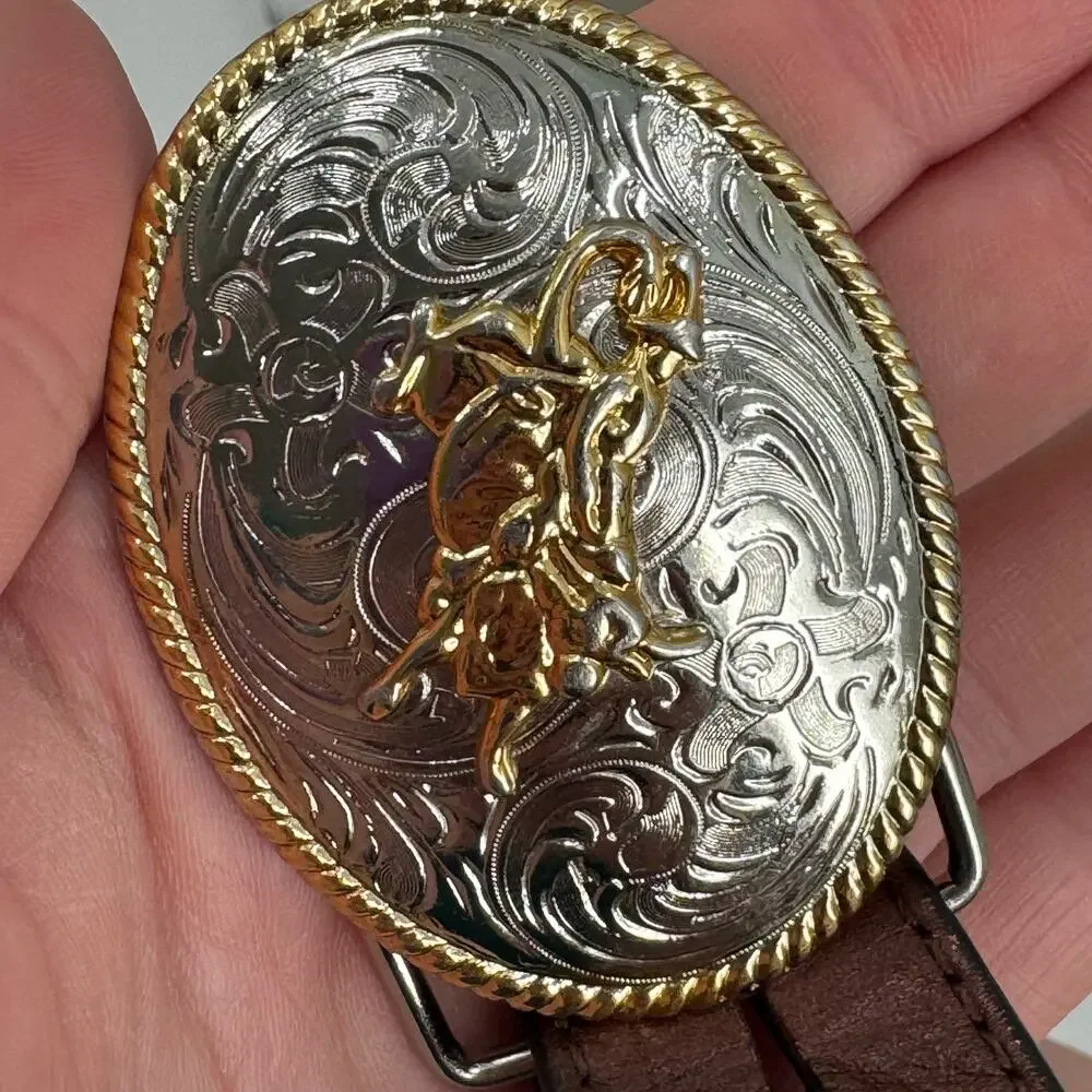 Vintage small western belt